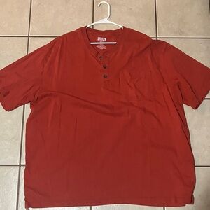 Duluth Trading Co Men's Red Button Down Shirt